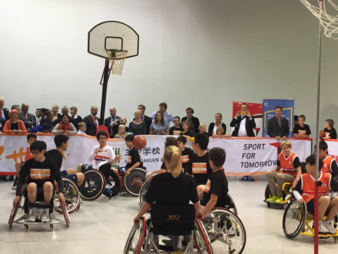 オランダ首相来日にかかる</br>車椅子バスケットボールイベント2