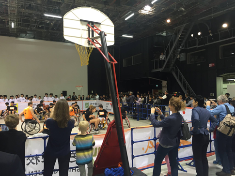 オランダ首相来日にかかる</br>車椅子バスケットボールイベント4
