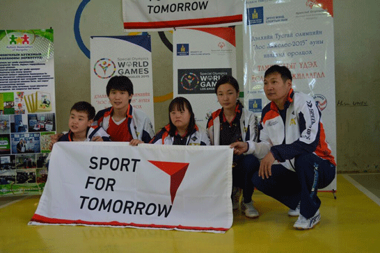 モンゴルスペシャルオリンピックス卓球代表チームへの競技環境支援1