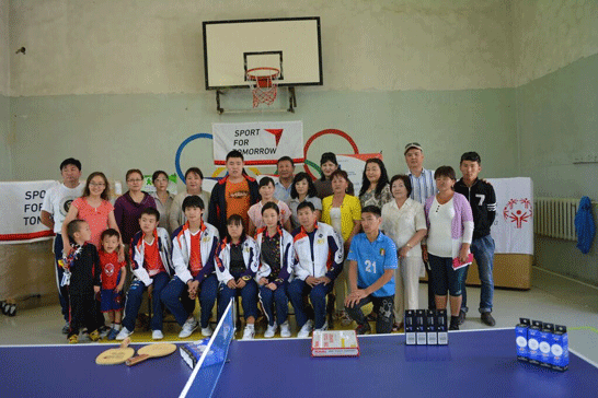 【Mongolia】Assistance with a Sporting Environment for the Mongolian Special Olympics National Table Tennis Team2