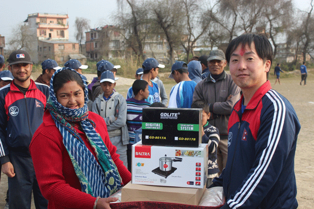 野球大会開催を目指したネパール震災復興支援1