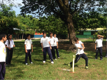 【Nicaragua／Japan Overseas Cooperation Volunteers】 </br>Class based on the “friendly baseball style” instructional materials1