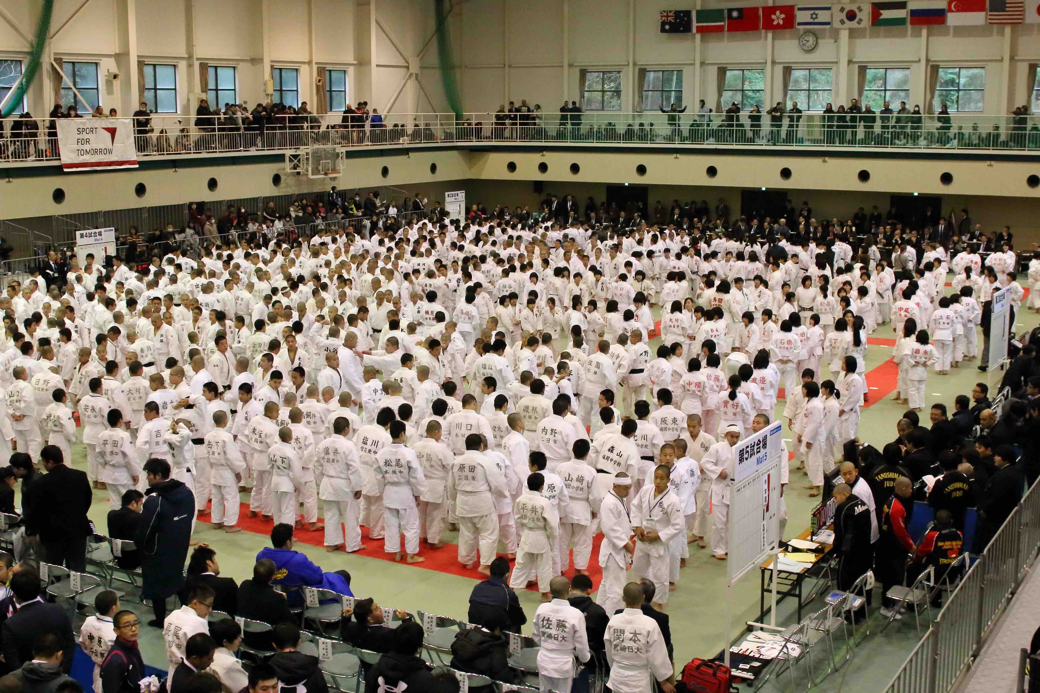 SANIX Flag Fukuoka International Junior High School Judo Tournament 2015 (The 13th Men’s Tournament and the 4th Women’s Tournament)3