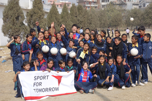 スポーツを通じたネパール震災復興支援3