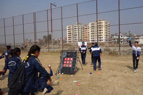 スポーツを通じたネパール震災復興支援5