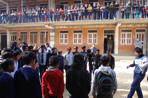 スポーツを通じたネパール震災復興支援6