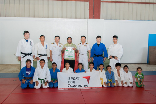 【Palau】Donation of Judo Clothing to Palau in “Pacific Partnership 2016” by the Ministry of Defense and the Self-Defense Forces1