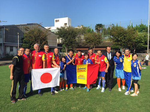 ルーマニアの伝統スポーツ「オイナ」と日本の伝統文化に基づいた新スポーツ「スポーツ鬼ごっこ」の国際交流試合5