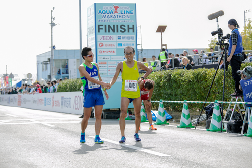 Chiba Aqualine Marathon in 20164