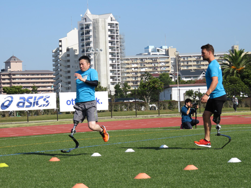 ランニングクリニック2016（切断者のスポーツ用義足体験）3