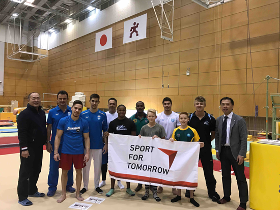 JSC-JOC-NF Collaboration Project: Gymnastics Camp for Greece and South Africa Utilizing Japan High Performance Center1