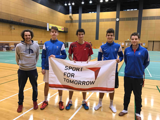 JSC-JOC-NF Collaboration Project: Badminton Camp for France Junior Player Utilizing Japan High Performance Center1