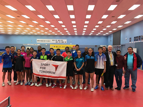 Project to Hold a Four-Country Joint Table Tennis Training Camp1