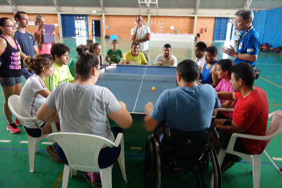 【Brazil／Paraguay／Argentina】Dissemination of “Fusen Volleyball (Balloon Volleyball)” </br>and “Takkyu Volleyball (Table Tennis Volleyball)” in Brazil, Paraguay, and Argentina3