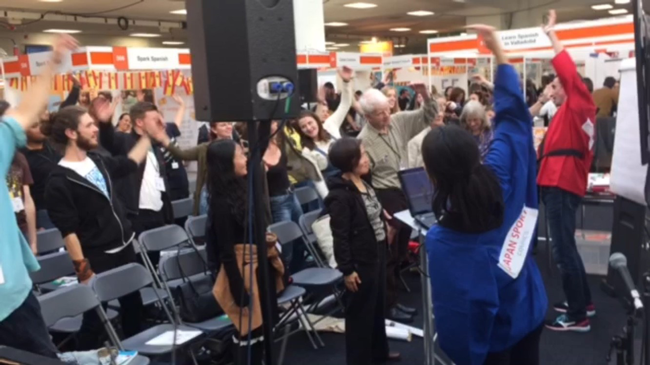 【U.K】Radio Taiso Exercise Demonstration at Language Show5