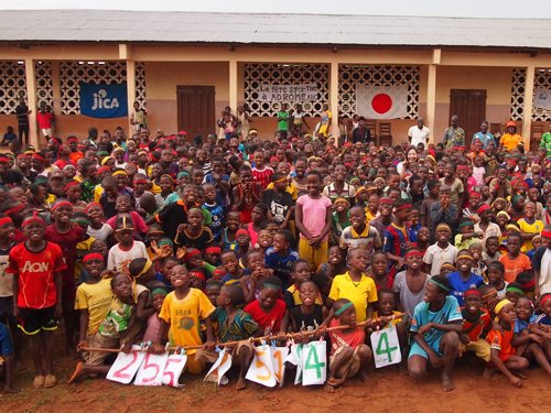 【Benin】First UNDOKAI with Children in the Republic of Benin by JICA Volunteer3