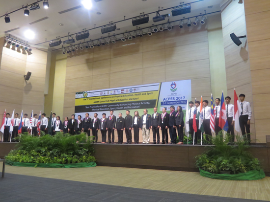 「The 3rd International Conference on Physical Education, Health and Sport」</br>における基調講演3
