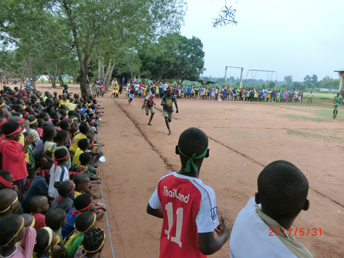 【Benin】First UNDOKAI with Children in the Republic of Benin by JICA Volunteer1
