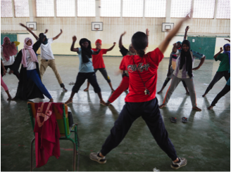 【Djibouti】Gymnastics and Soran Bushi Presentation by JICA Volunteer1