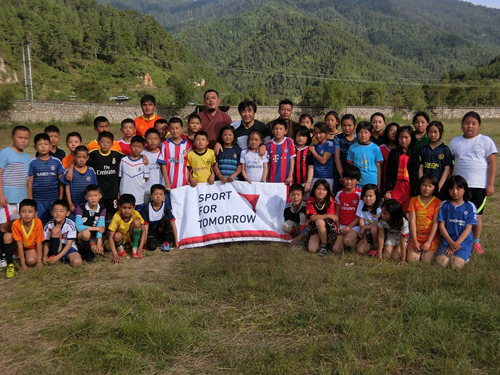 ブータンサッカーにおける普及活動1