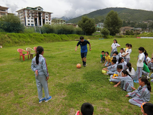 ブータンサッカーにおける普及活動4
