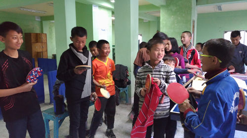 【Bhutan】Donate Table Tennis Equipment to Bhutan3
