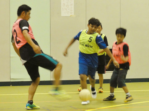 アジア太平洋こども会議イン福岡「タグラグビー教室」、「ふれあいサッカー教室」2