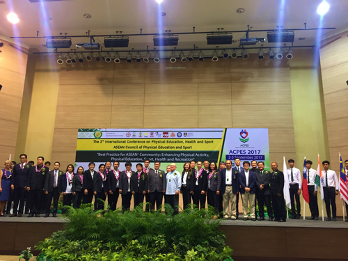 第３回 アセアン体育・健康・スポーツ学会2017<br/>ACPES2017 (ASEAN Council of physical Education and Sport　2017)2