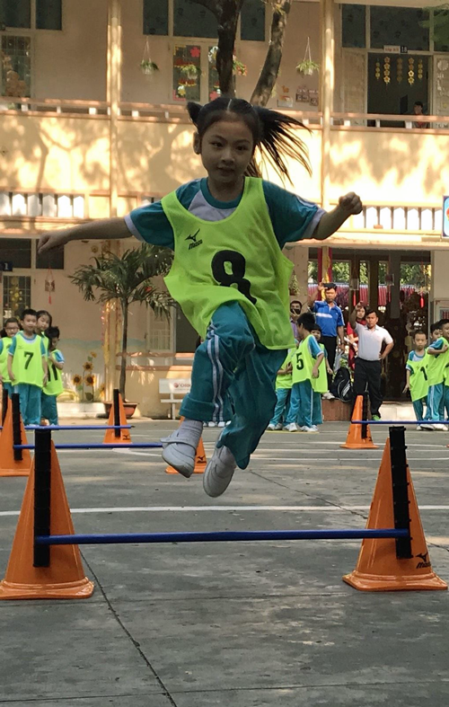 【Vietnam】Project for Introducing, Spreading, and Promoting the Mizuno Hexathlon Exercise in Primary Compulsory Education9