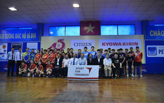 【Vietnam】Table Tennis Exchange Project Commemorating the 45th Anniversary of Diplomatic Relations between Japan and Vietnam1