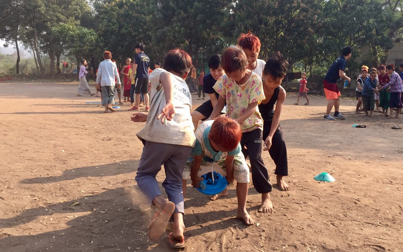 ミャンマーの小学校におけるスポーツイベントの開催、スポーツ用具の寄付2