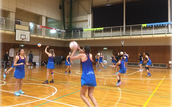 Netball U-16 Hong Kong Team Visit Japan Friendship Exchange Match4