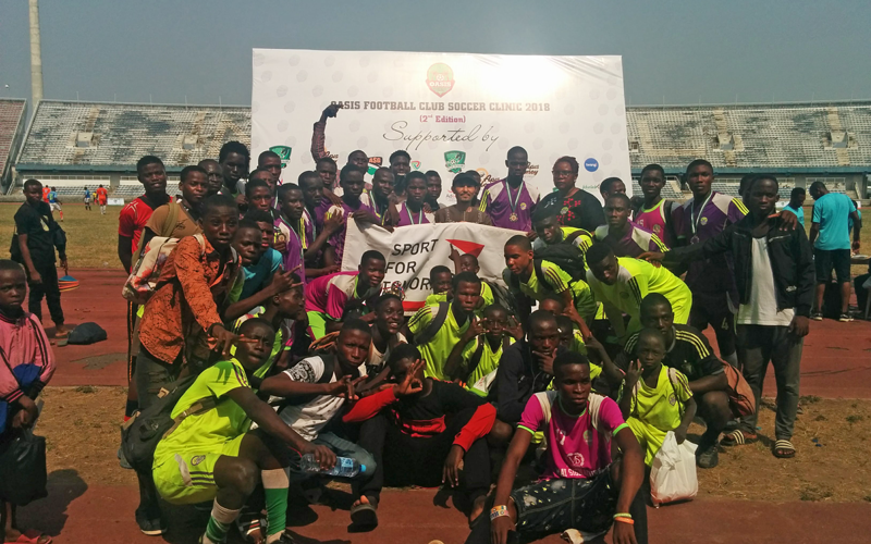 ナイジェリア連邦青年スポーツ省へのスポーツ用品寄贈式3