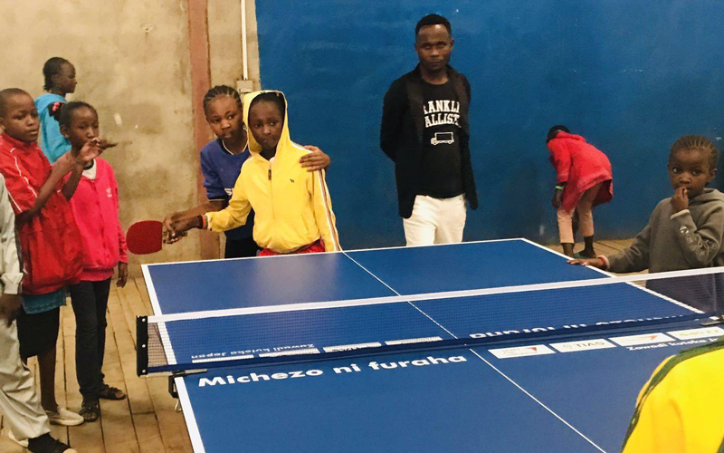 【Kenya】Table Tennis Tables Donated as a Part of Support in Kenya2