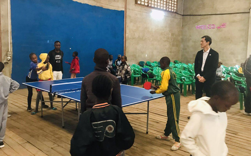 【Kenya】Table Tennis Tables Donated as a Part of Support in Kenya4