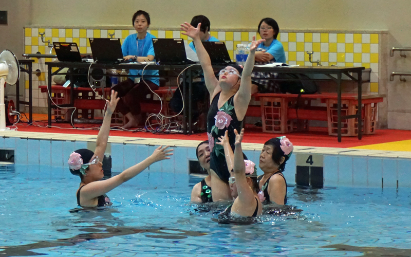 The 27th Synchronized Swimming Festival Solo Competition for Persons with Disabilities3