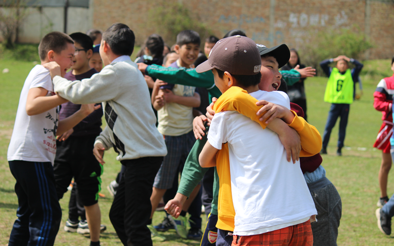 【Kyrgyzstan】Dodgeball tournament held by physical education and sports subcommittee, JICA Volunteer3