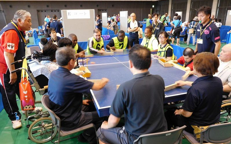 International Exchange Programme through Takkyu Volleyball in Kuji City2