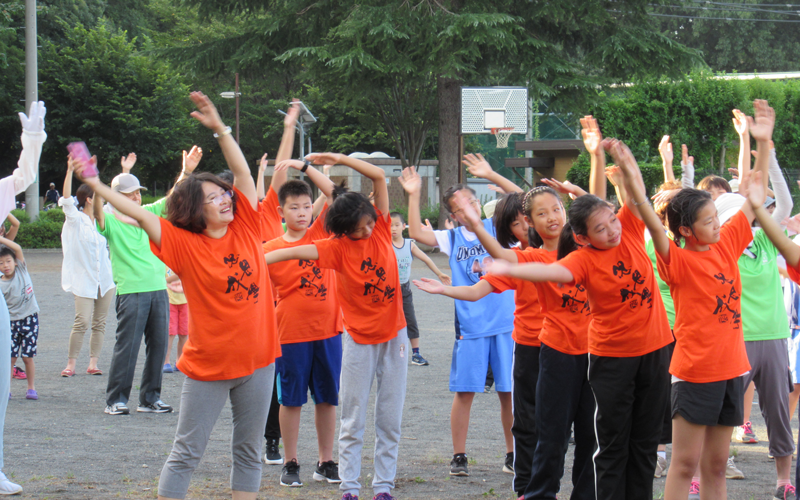 Radio Taiso for School Trip Students from Datong City Board of Education, Shanxi Province, China2