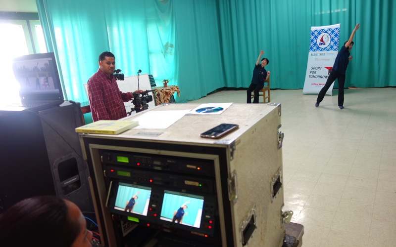 【Tonga】 “Japan Sports Agency commissioned project”, An International Radio Taiso Event in Tonga4