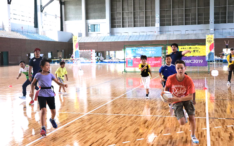 Asian-Pacific Children’s Convention in Fukuoka, Tag Rugby Clinic5