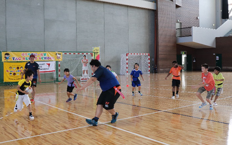 Asian-Pacific Children’s Convention in Fukuoka, Tag Rugby Clinic6
