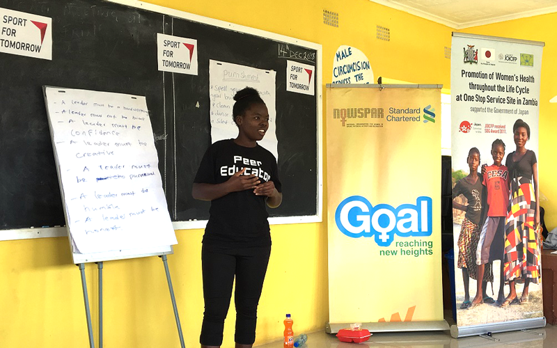 ザンビアにおける思春期の女性を対象にしたスポーツを通じたエンパワメントプロジェクト3