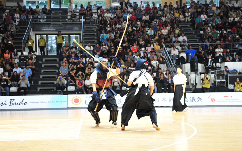 【Indonesia】Project Commemorating 60 Years of Diplomatic Relations Between Japan and Indonesia: National Martial Arts Team of Japan Dispatched in 20182