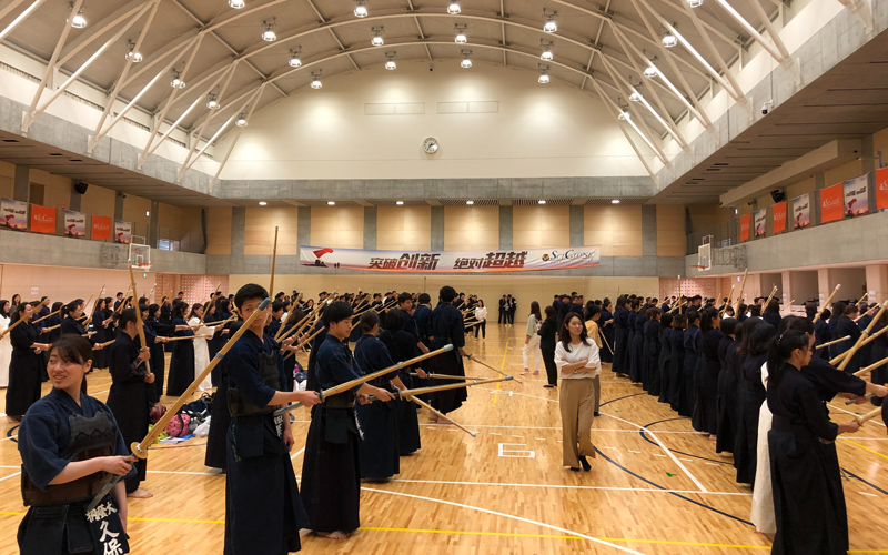 252人で外国人向け剣道体験イベント at 桐蔭横浜大学3