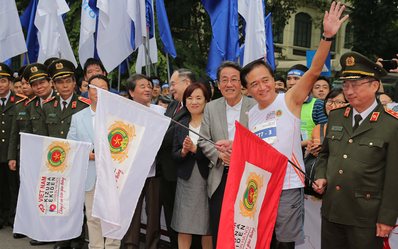 【Vietnam 】Traffic Safety and Vietnam Kizuna Ekiden 2018 in Hanoi2