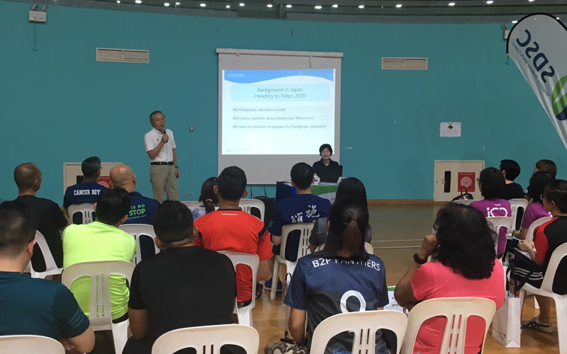 【Singapore】Teachers’ Training with the Paralympic Textbook “I’m POSSIBLE” in Singapore1