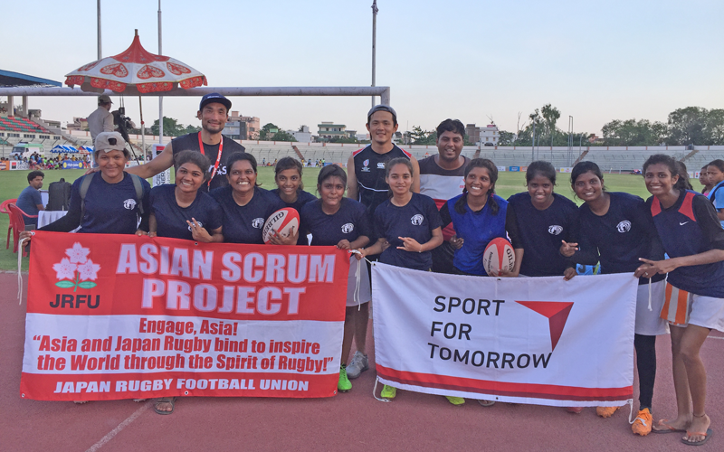 【India】Project Consigned by the Japan Sports Agency:<br/>JSC-JRFU Collaborative Rugby International Competition Project1