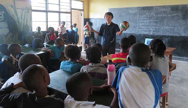【Rwanda】 Japan Overseas Cooperation Volunteers Project Report: Bringing the Joy of Playing Volleyball to Children of the Republic of Rwanda2