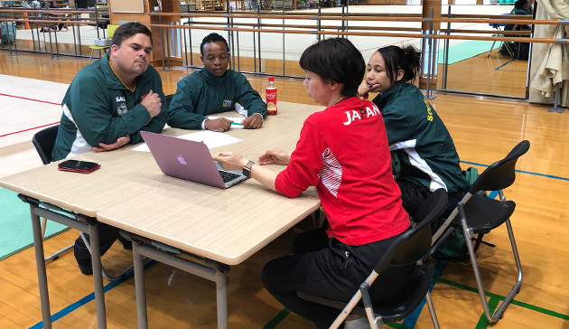 Japan Sports Agency Commissioned Project: Collaborative programme by JSC-JOC-NF using Nishigaoka High-Performance Sports Centre and other Facilities (Trampoline, South Africa)2